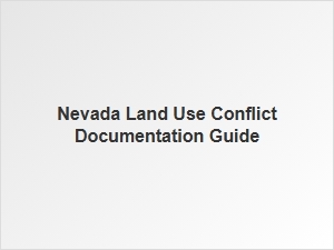 Nevada Land Use Conflict Documentation Guide